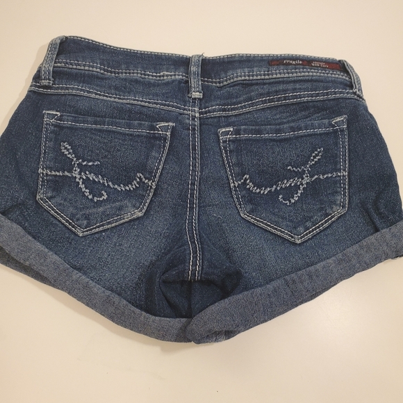 Fragile Blue Jeans Shorts Size 0 - Picture 2 of 5